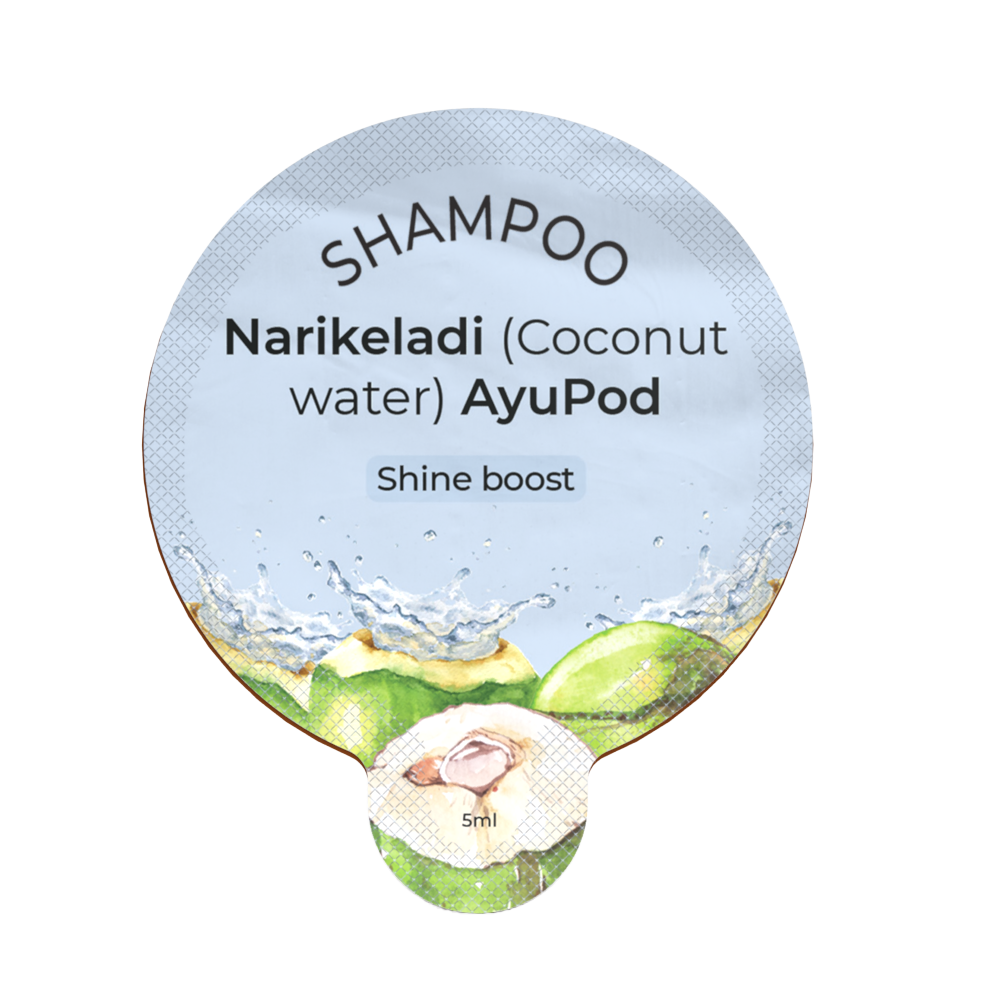 Vedix Shampoo Narikeladi (Coconut water) AyuPod For Shine boost (5ml)