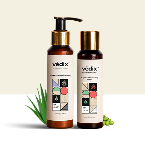 Greasy Hair Fall Control Duo Vedix