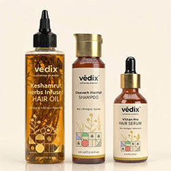 Keshamrut 3 Step Severe Hairfall Regimen for Dry Hair