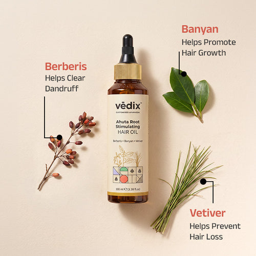 Ahuta Hair Oil With Banyan & Hibiscus
