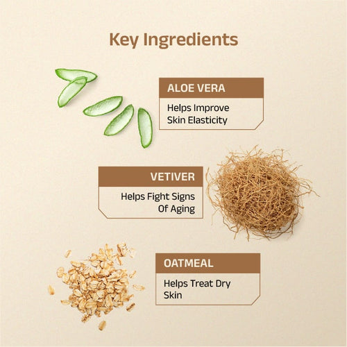 Anuva Face Wash With Oatmeal & Aloe Vera