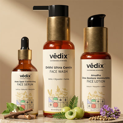Avas Dark Spot Regimen With Serum, Face Wash & Face Lotion