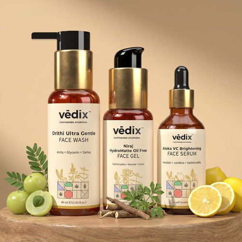 Drithi Skin Balance Regimen With Face Wash, Face Gel & Serum