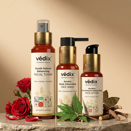 Dyuth Oil Control Regimen With Toner, Face Wash & Face Lotion