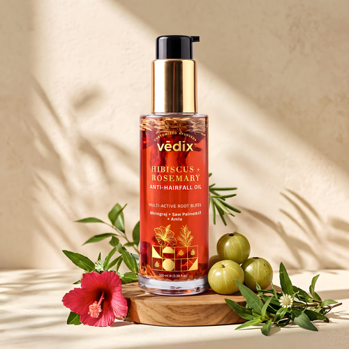 Hibiscus + Rosemary Anti-Hairfall Oil