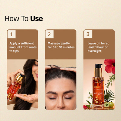 Hibiscus + Rosemary Anti-Hairfall Oil