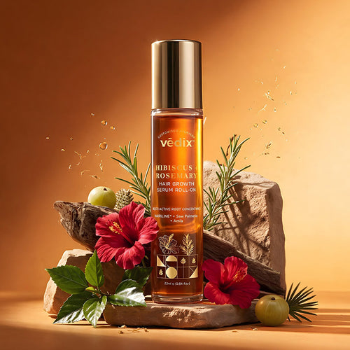 Hibiscus + Rosemary Hair Growth Serum Roll-On
