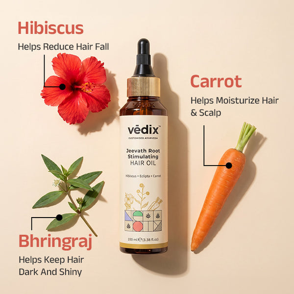 Jeevath Root Nourishing Combo With Oil & Shampoo