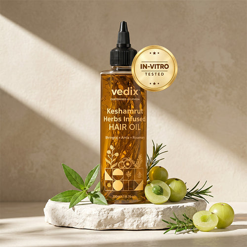 Keshamrut Hair Oil With Bhringraj & Rosemary