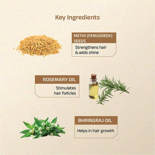 Keshamrut Hair Oil With Bhringraj & Rosemary