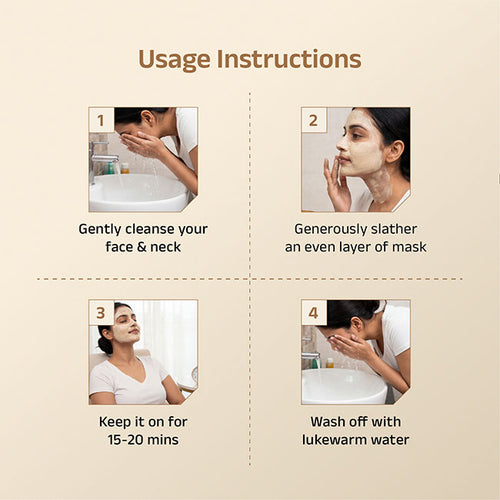 Kumkumadi Face Mask With Masoor & Peppermint