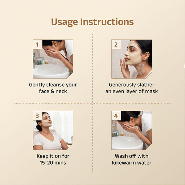 Kumkumadi Face Mask With Masoor & Peppermint
