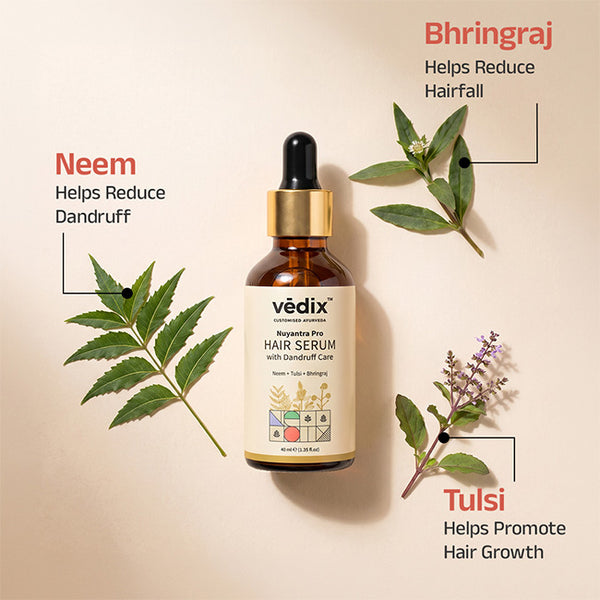 Taritha Dandruff Control & Shine Regimen With Shampoo, Hair Oil & Serum