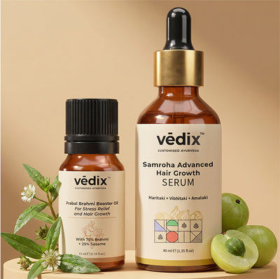 Prabal Stress Hair Fall Care Regimen With Booster Oil & Serum