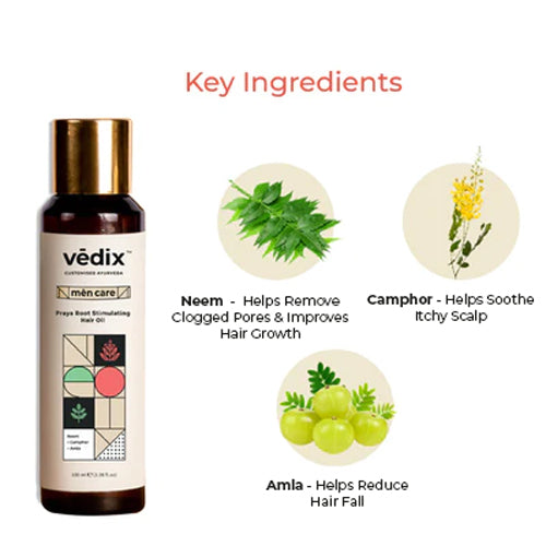 Praya Root Stimulating Hair Oil For Men