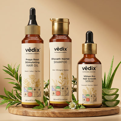 Praya Root Nourishing Combo With Oil, Shampoo & Serum