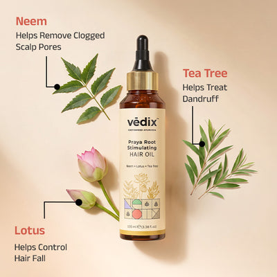 Praya Hair Oil With Lotus & Neem