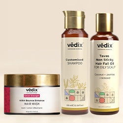 Vilith Split-End Repair Regimen With Hair Mask, Shampoo & Hair Oil