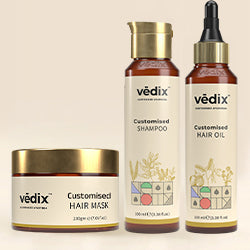 Niktha Dandruff Defense Regimen With Hair Mask, Shampoo & Hair Oil