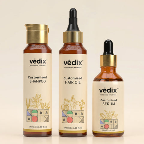 Vardara Scalp Balance Regimen With Shampoo, Hair Oil & Serum