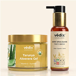 Tarunya Soothing Hydration Regimen With Aloe Vera Gel & Face Wash
