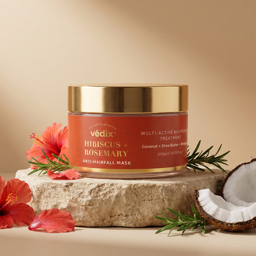 Hibiscus + Rosemary Anti-Hairfall Mask