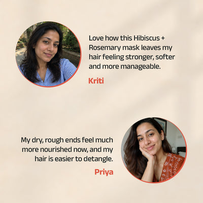 Hibiscus + Rosemary Anti-Hairfall Mask