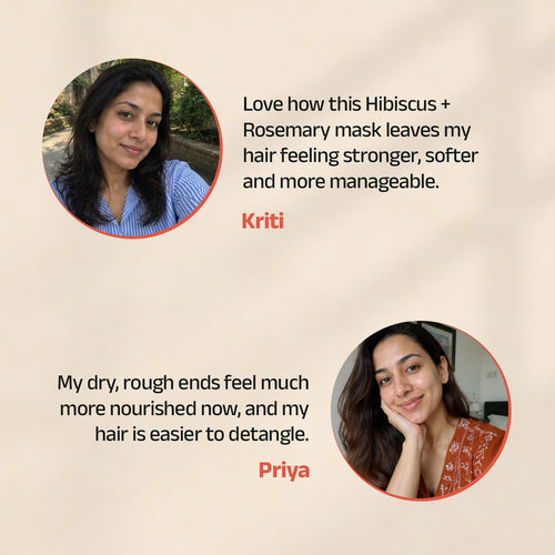 Hibiscus + Rosemary Anti-Hairfall Mask