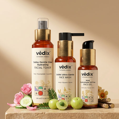 Saday Even-Tone Hydration Regimen With Toner, Face Wash & Face Gel