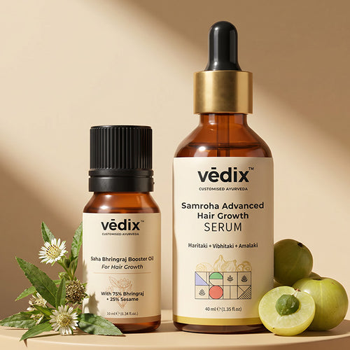 Saha Growth Boosting Regimen With Booster Oil & Serum