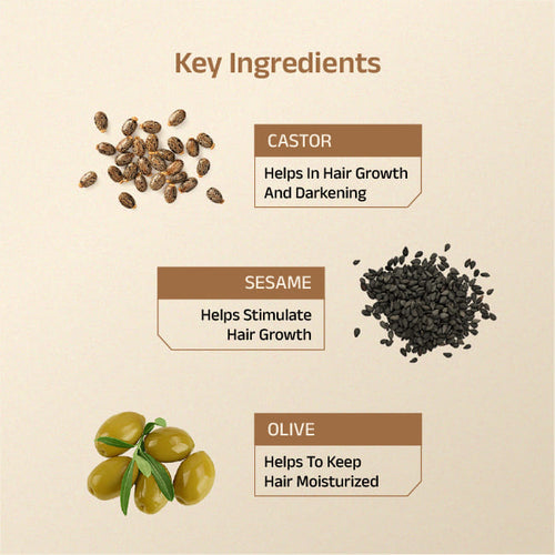 Shvedan Hair Oil With Castor & Sesame