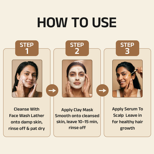 Aloka 3 Step Glow Regimen for Dry & Sensitive Skin