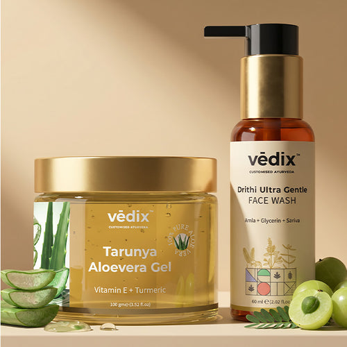 Tarunya Soothing Hydration Regimen With Aloe Vera Gel & Face Wash