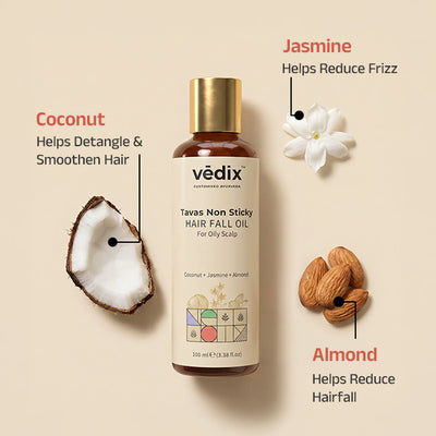 Tavas Hair Oil With Almond & Jasmine