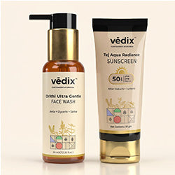 Tej UV Protection Regimen With Sunscreen & Face Wash