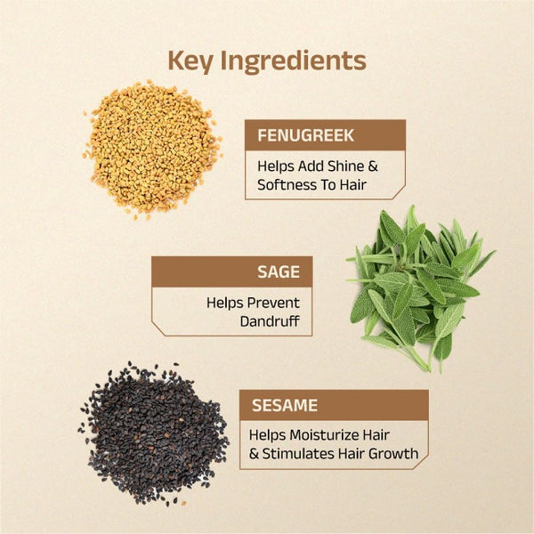 Vanya Hair Oil With Fenugreek & Sesame