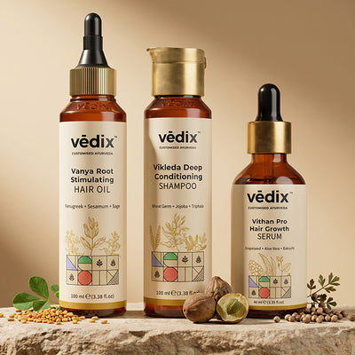 Vanya Root Nourishing Combo With Oil, Shampoo & Serum