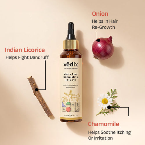 Vapra Hair Oil With Onion & Chamomile