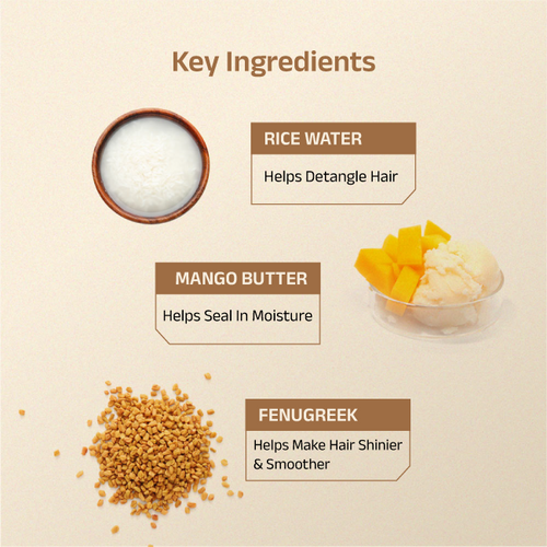 Vartha Hair Conditioner With Rice Water & Mango Butter