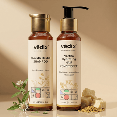 Vartha Smoothness & Shine Regimen With Conditioner & Shampoo