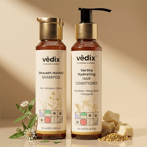 Vartha Smoothness & Shine Regimen With Conditioner & Shampoo