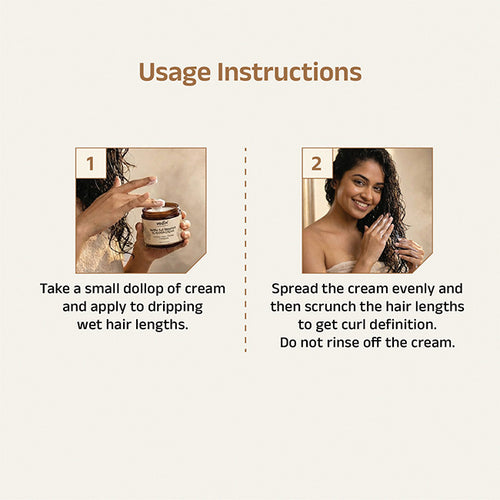 Vartika Curl Cream With Murumuru Butter & Fenugreek