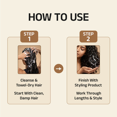 Vartika Curl Definition Regimen With Curl Cream & Hair Oil