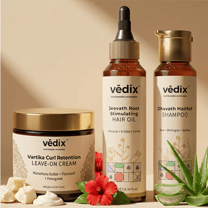Vartika Curl Definition Regimen With Curl Cream, Hair Oil & Shampoo