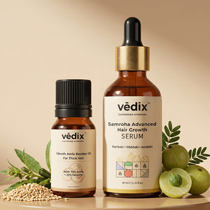 Vikruth Hair Fall Control Regimen With Booster Oil & Serum