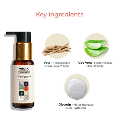 Vilaksh Ultra Gentle Face Wash For Men