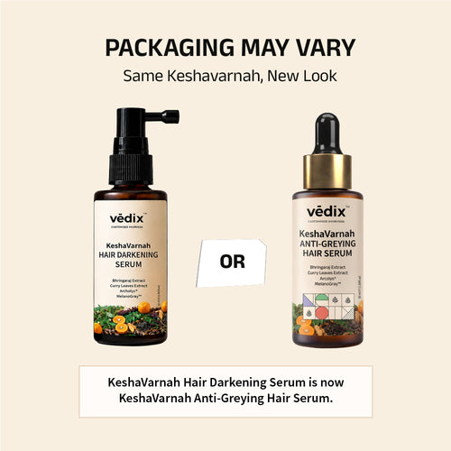 Keshavarnah Anti-Greying Serum With Bhringraj & Arcolys