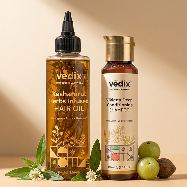 Keshamrut 2 Step Anti-Hairfall Regimen for Dry Hair