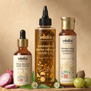 Keshamrut 3 Step Anti-Hairfall Regimen for Dry Hair