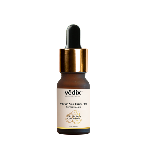 Vedix Vikruth Amla Booster Oil For Thick Hair With 75% Amla + 25% Sesame